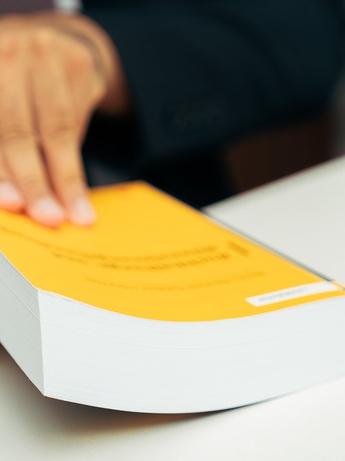 Unterlagen in besten Händen